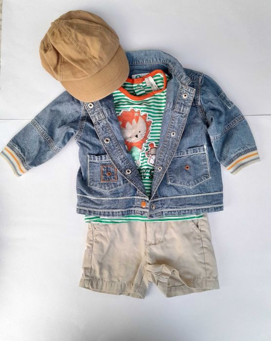 Dois conjuntos de roupa para bebé 6 - 9 meses Primavera verão