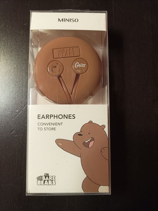 Słuchawki We Bare Bears/ misie, Miniso, dla dzieci