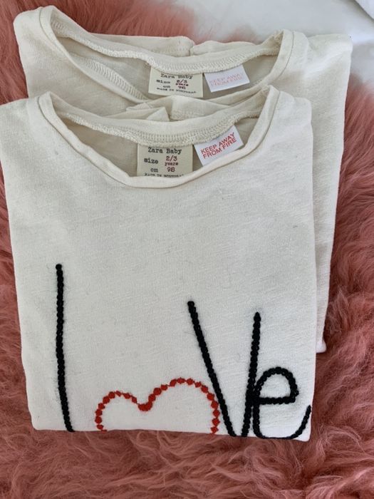 Camisola Menina 2-3 anos Zara / Gêmeas