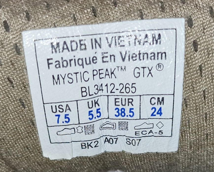 Ботинки Columbia Gore-Tex (38 размер)