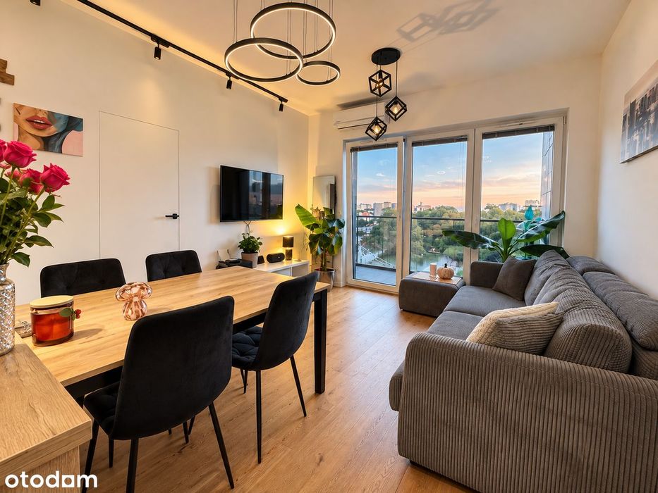 Luksusowy apartament w River Tower | 7. piętro | Panorama Bydgoszczy