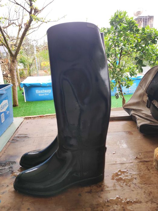 Botim de hipismo de borracha