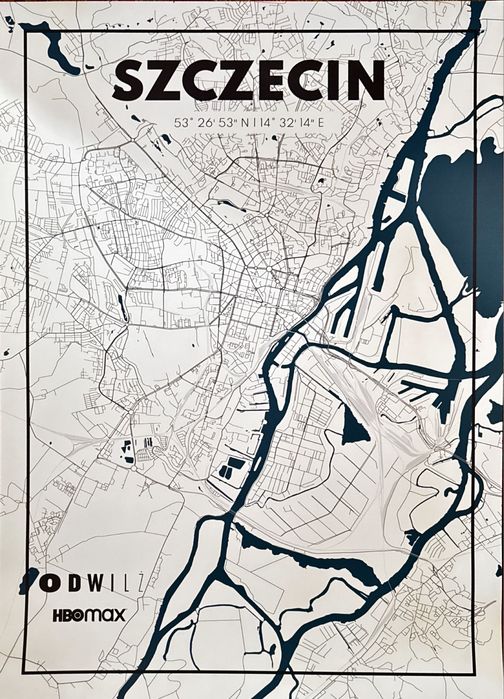 PLAKAT MAPA z serialu Odwilż | SZCZECIN