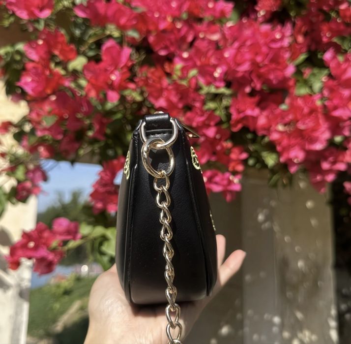 Сумка жіноча Karl Lagerfeld чорна біла нова