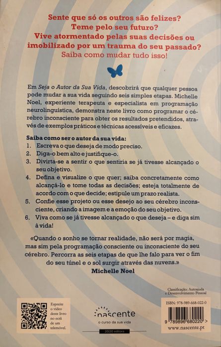 Livro Seja o autor da sua vida