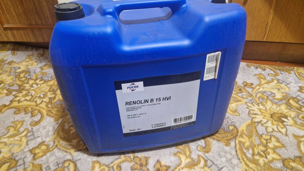 Олива гідравлічна FUCHS RENOLIN B 15 HVI, 20л 600509927
