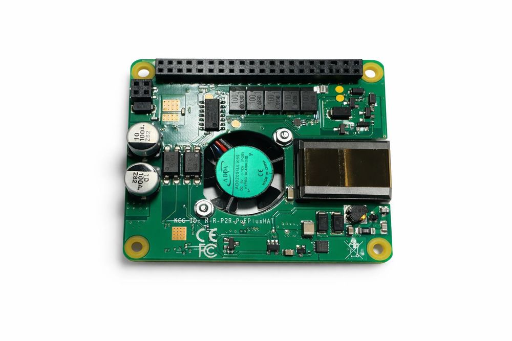 Case Raspberry Pi 3B+ + PoE HAT Original + Parafusos (Como Novo)