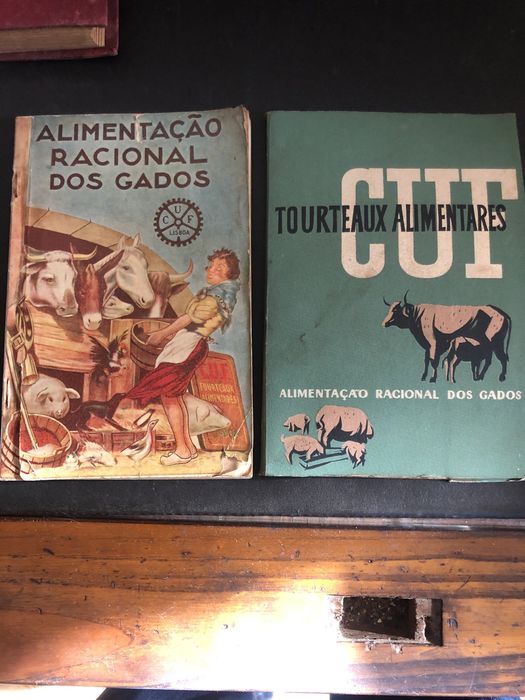 2 livros de alimentacao racional dos gados