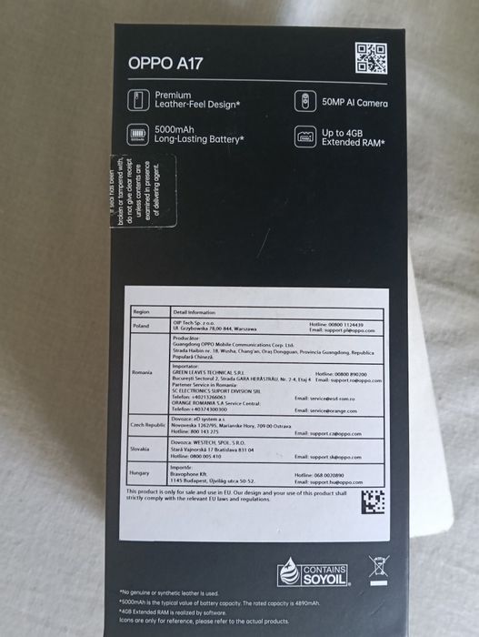 Oppo A17 Telefon