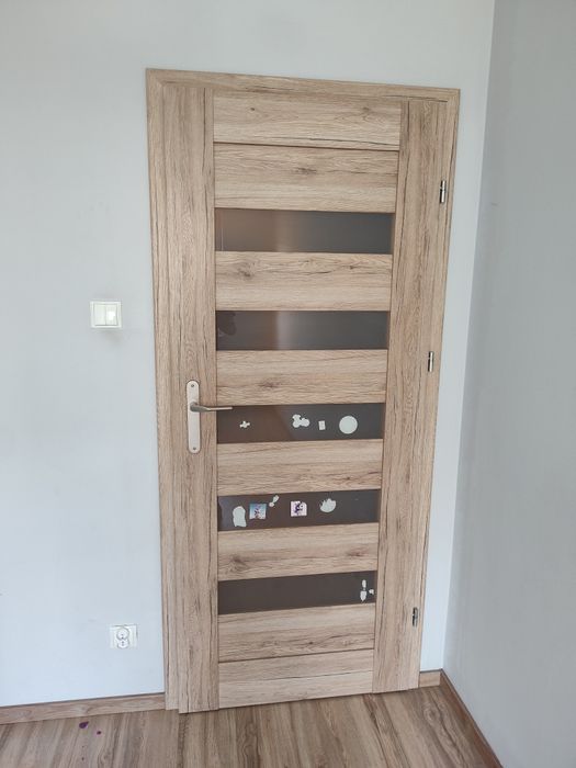 Drzwi wewnętrzne dąb 80cm