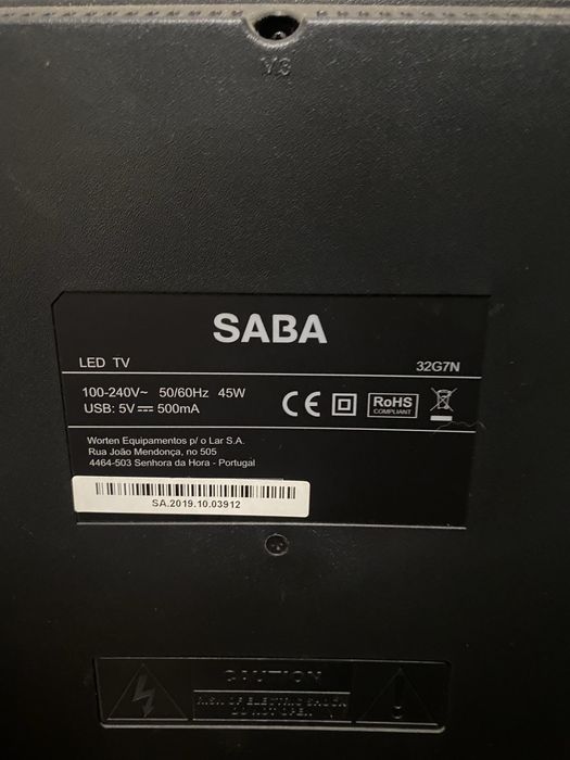 Tv Saba 32 polegadas