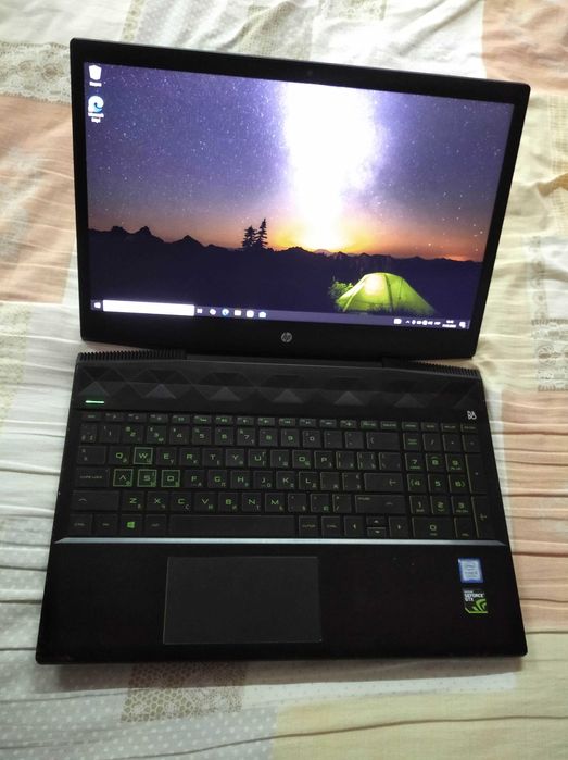 HP Gaming/Full HD IPS/Core i5-8300H/SSD+HDD/GTX 1050TI 4GB бат 5годин