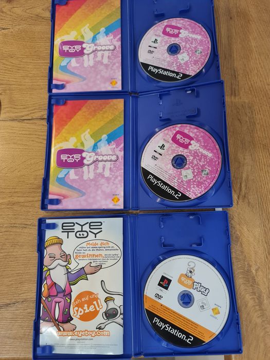 Eye toy Ps2 kamerka plus zestaw gier