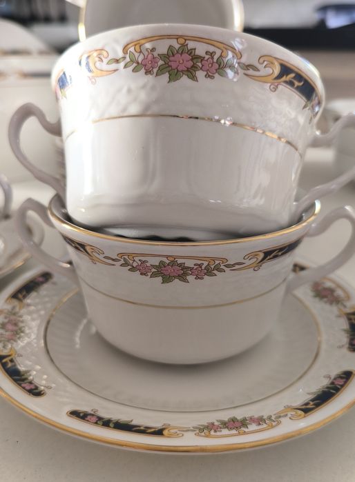 Conjunto de louça Bavarian Porcelain NOVO