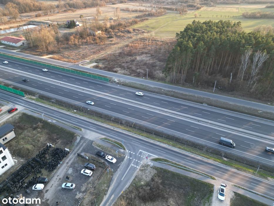 Działka Czosnów 9100 m² 70x120m droga ekspresowa S7 - Więcej
