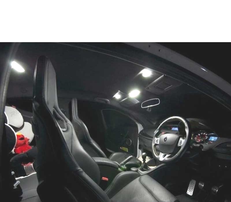 KIT COMPLETO 10 LAMPADAS LED INTERIOR PARA RENAULT MEGANE CC 10-16