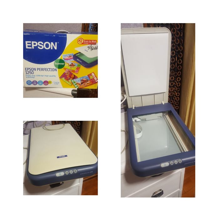 Планшетний сканер Epson Perfection 1250 в ідеальному стані