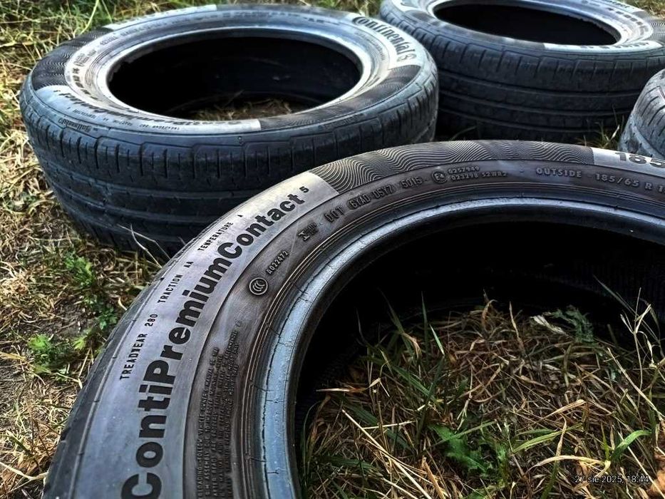 4Opony Letnie 185/65/15 88H CONTINENTAL ContiPremiumContact5 2019r Bieżnik~5mm