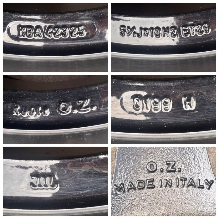 Легкосплавный диск O.Z. r13 4x98 ET-29 KBA42325 на ВАЗ/LADA/Класика/Самара/Балтика/Калина/Fiat/Lancia/Alfa Romeo/Seat/Favorit 1 шт.