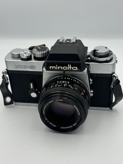 Minolta x5 z rokkorem 50 bdb stan zobacz