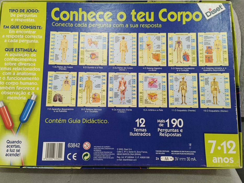 Conhece o teu Corpo +190 perguntas 7-12 anos