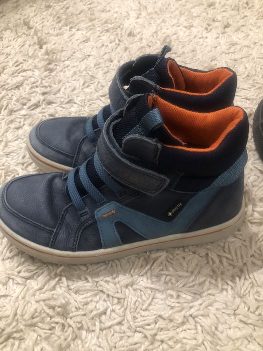 Кожані  хайтопи ecco 33 розмір устілка 20