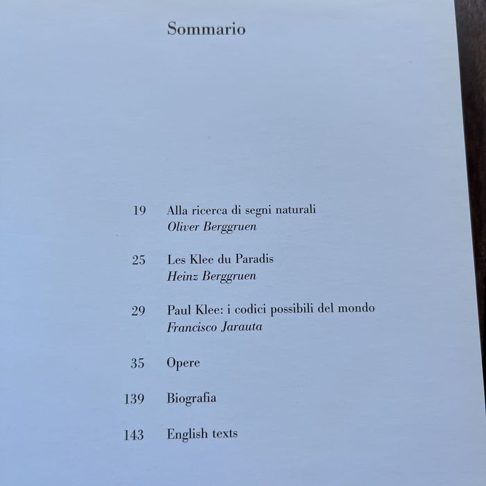 Album Paul Klee. La collezione Berggruen
