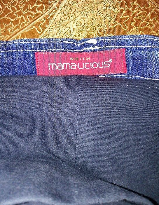 Джинсы для беременных Mamalicious демисезонные клеш 31/31