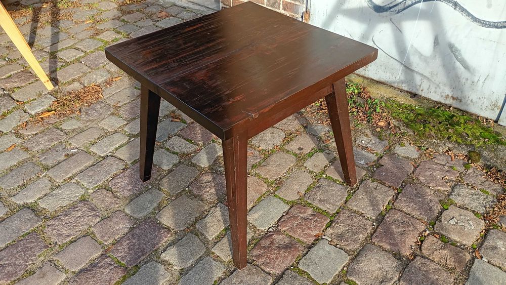 Stół drewniany sosnowy 72x75cm