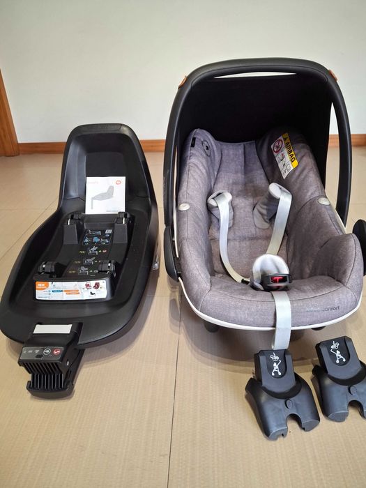 Carrinho + Babycoque + Isofix Bebé Confort/Maxi Cosi
