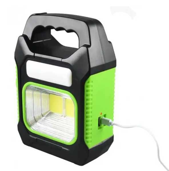 Фонарь кемпинговый аккумуляторный  с солнечной панелью