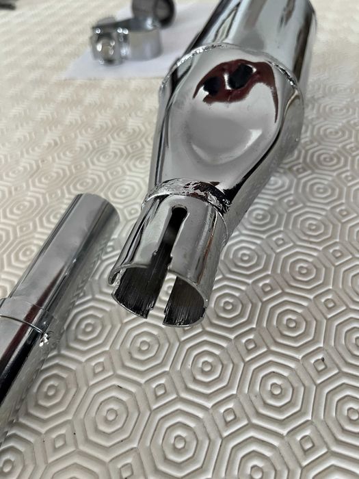 Linha escape completa (exhaust for 72cc) NOVA Honda Mini Trail Z50A