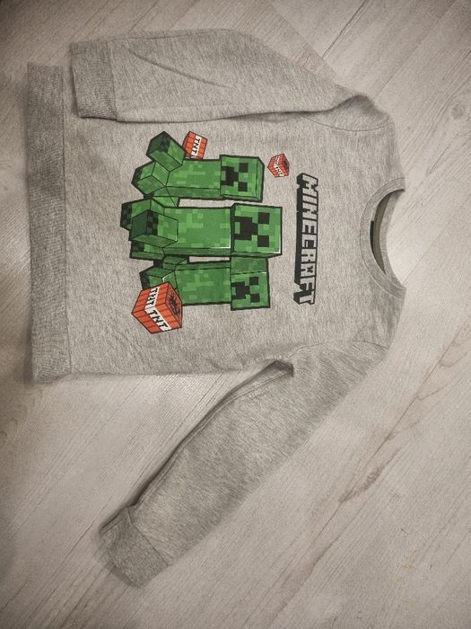 Bluza Minecraft 116 chłopięca Creeper 6 lat