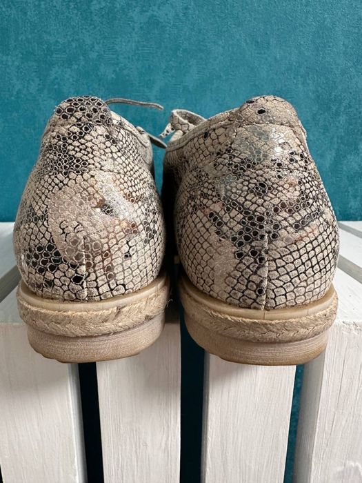 Кожаные ориопедические кеды