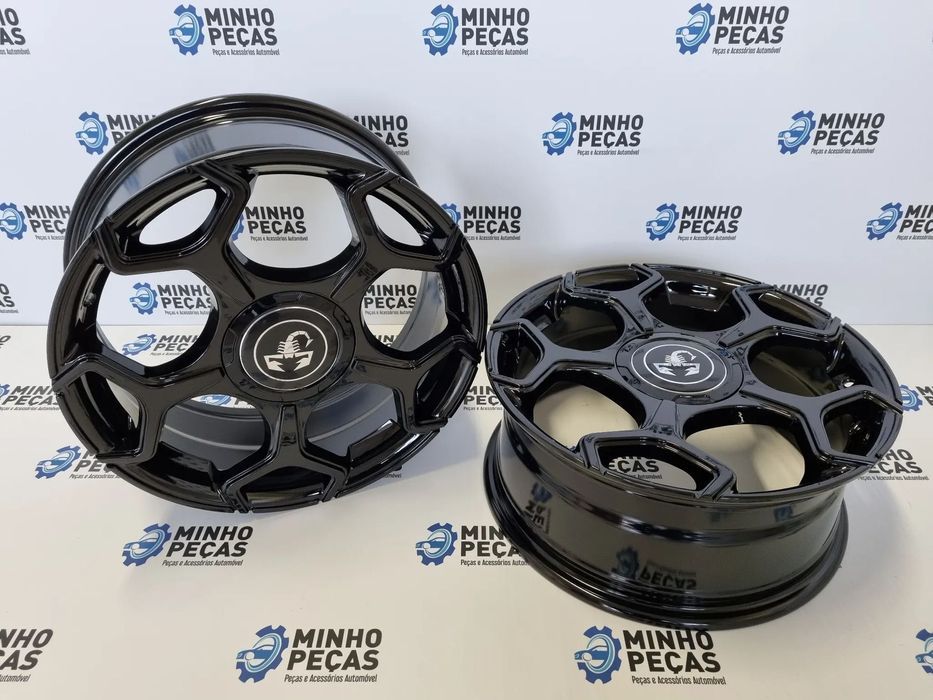 Jantes Fiat Punto Abarth em 17 Preto Brilho (4x98)