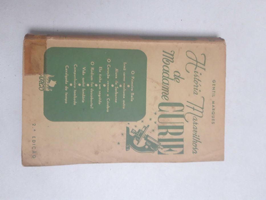 Livro PA-1 - Gentil Marques - História Marvilhosa de Madame Curie