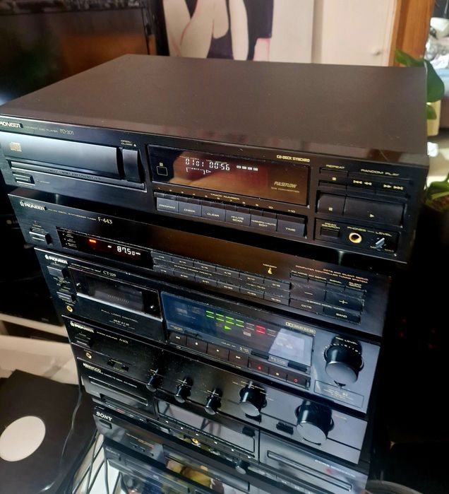 Wieża stereo Pioneer 4 segmenty