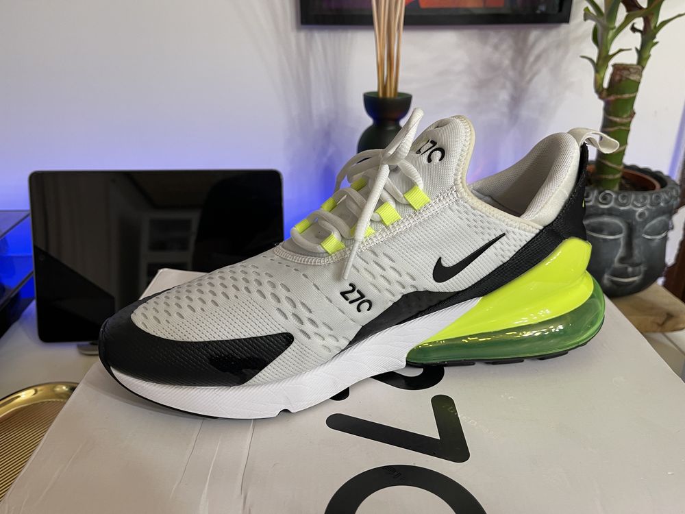 Nike Air Max 270 Volt bialo zielone czarne neonowe AirMax Warszawa Praga Po udnie OLX.pl