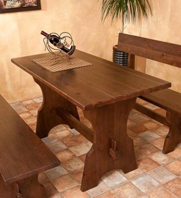 Cozinha mesa madeira maciça