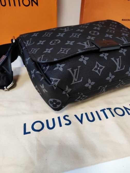 LOUIS VUITTON męska torba Listonoszka, skóra, Francja