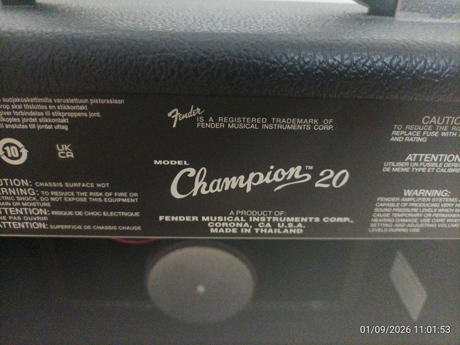 Amplificador Fender Champion 20