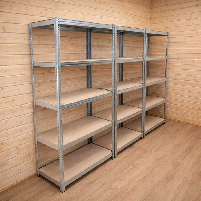 Стелаж металевий збірний на зацепах етажерка полиця МДФ стеллаж металл