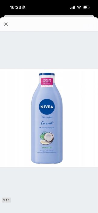 Nivea Coconut Oil In Lotion balsam do ciała 400ml