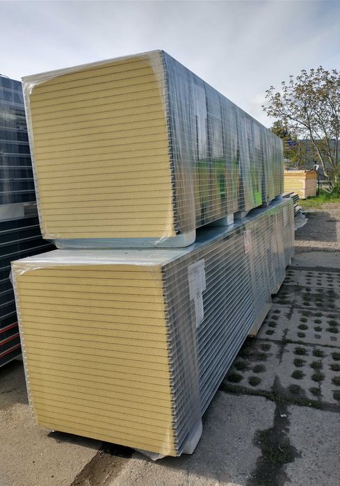 PONOWNIE DOSTĘPNA! Płyta warstwowa PIR 40mm ścienna, nowa RAL 7016