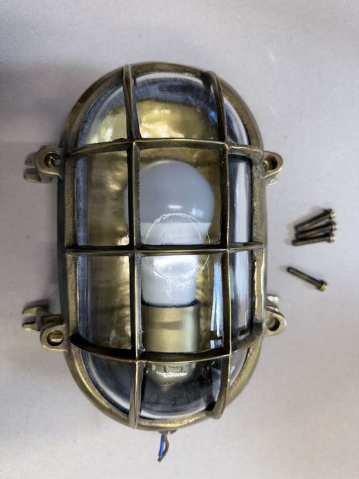 Lampa okretowa mosiadz