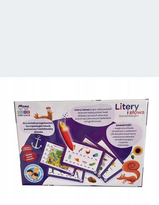 Gra edukacyjna Litery i słowa