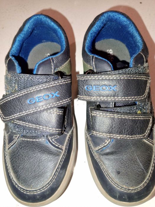 Детские кроссовки Geox Respira 27 р. синие кожаные.