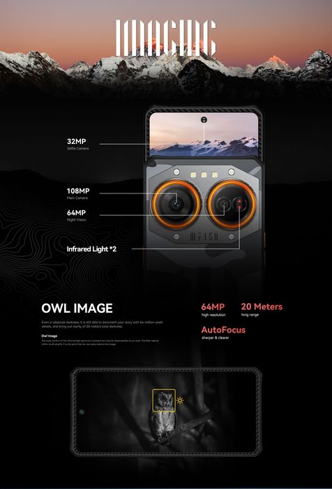 Захищений смартфон "Oukitel" air 2 ultra mf150