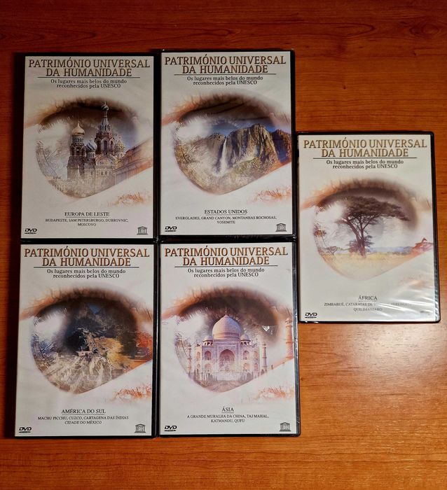 Coleção Património da Humanidade (UNESCO) / COMPLETA e NOVA /13dvds