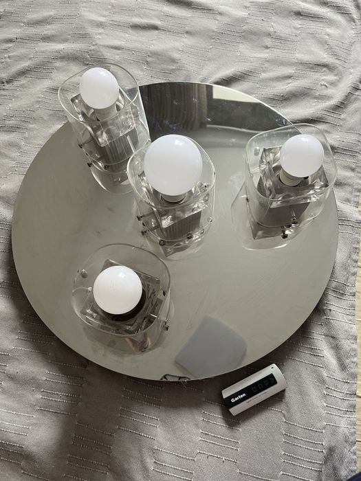 Люстра потолочная зеркальная с пультом ДУ